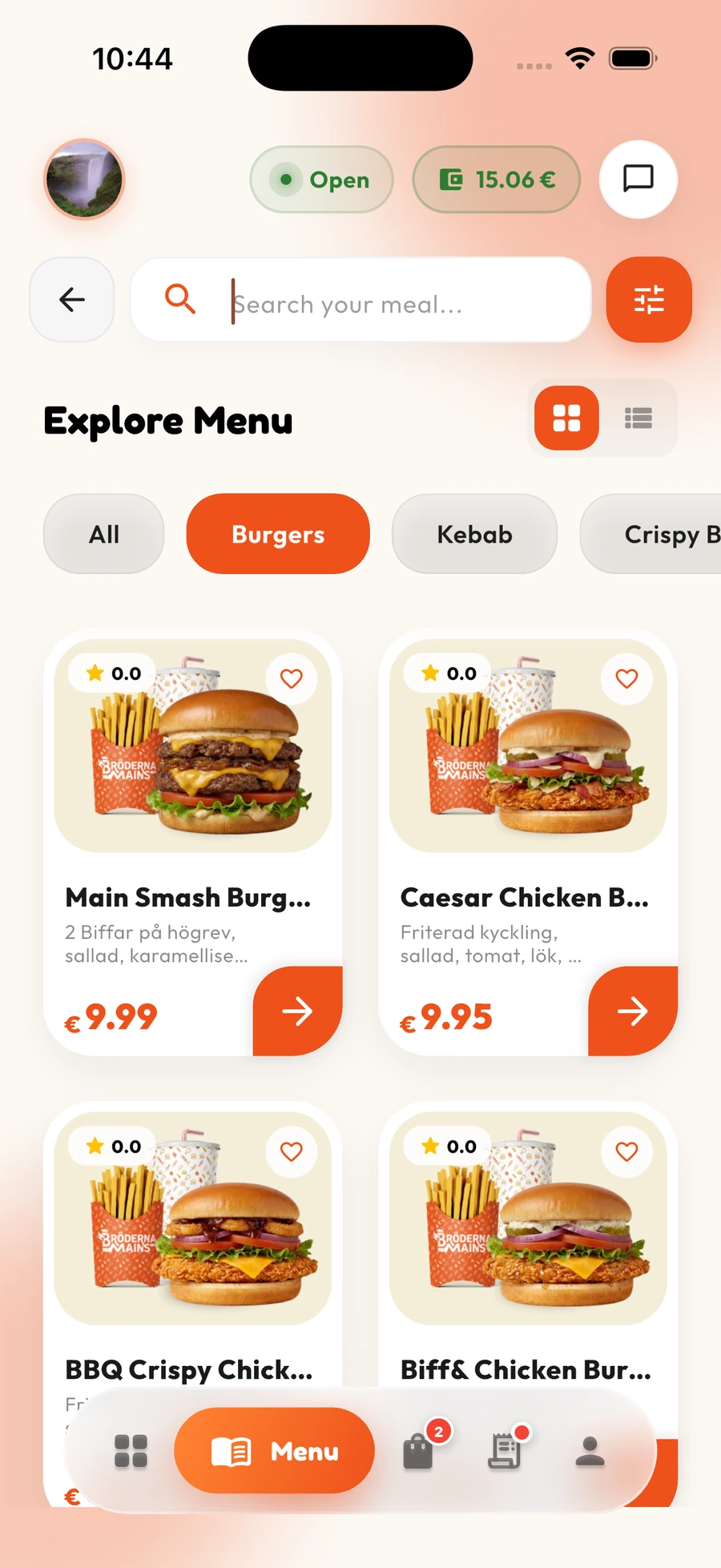 Feature 3 Screen - Account & Rewards